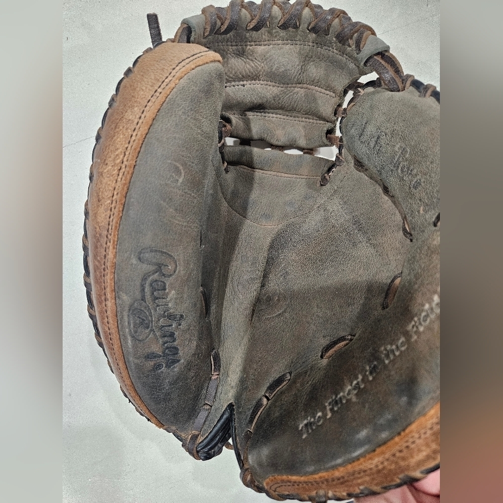 Rawlings Baseball, Finest In The Field Catchers Glove. Lite Toe Right Ha… - Picture 5 of 6